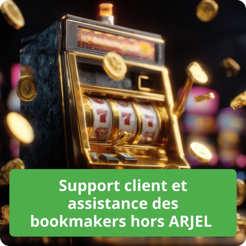 Support client et assistance des bookmakers hors ARJEL